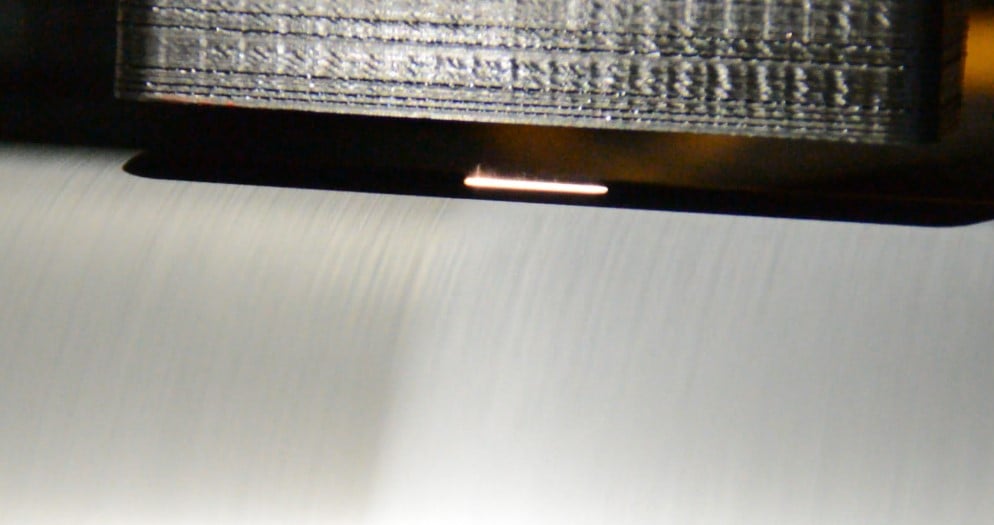 Anilox Laser Cleaning Laser beam
