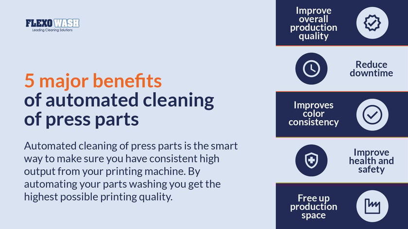 Benefits of automated parts washing Flexo Wash